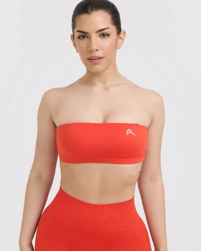 Everyday Bandeau Bralette | Charged Orange