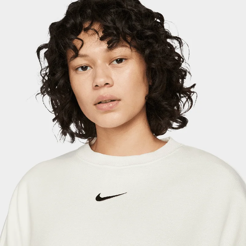 Nike Sportswear Women's Phoenix Fleece Over-Oversized Crewneck Sail / Black