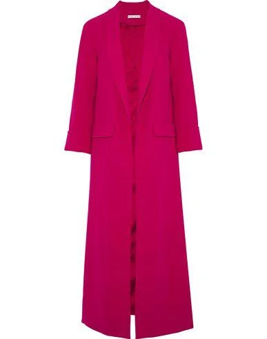 Alice + Olivia Women Overcoat Fuchsia L INT