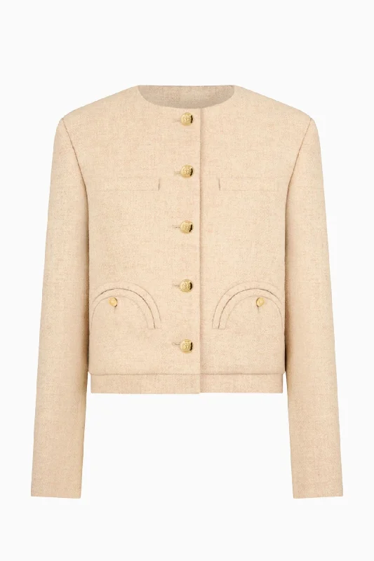 Blazé Milano All In Shamo Bolero Jacket - Cream