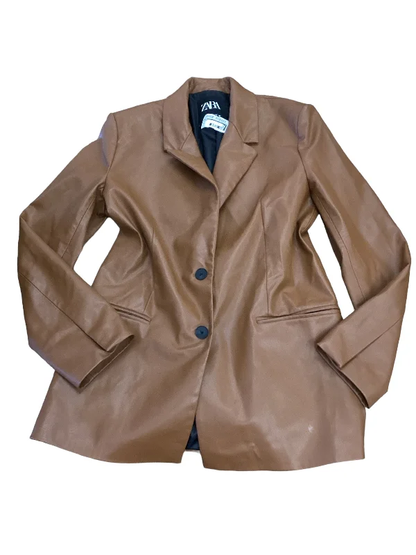 Blazer By Zara In Brown, Size: L