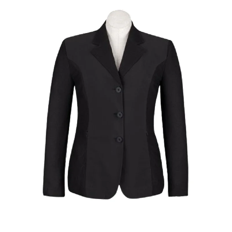 HR2010W RJ Classics Harmony Plus Mesh Show Coat - Black