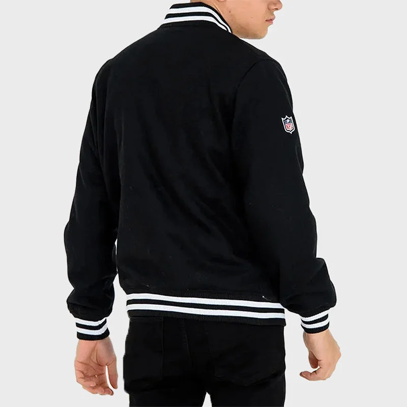 Las Vegas Raiders Team Black Bomber Jacket