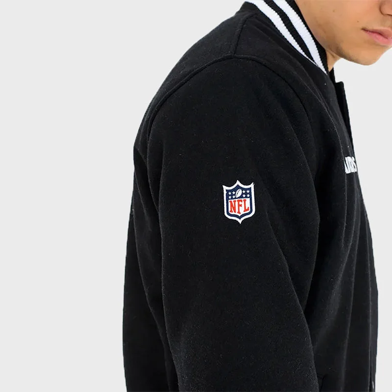 Las Vegas Raiders Team Black Bomber Jacket