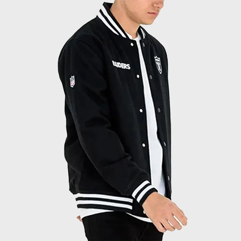 Las Vegas Raiders Team Black Bomber Jacket