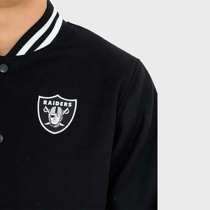 Las Vegas Raiders Team Black Bomber Jacket