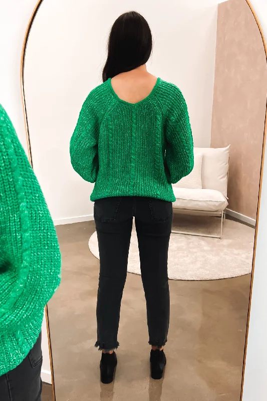 Madelyn Knit Green