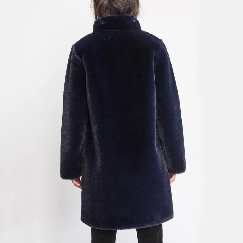 Mina Coat (Navy)