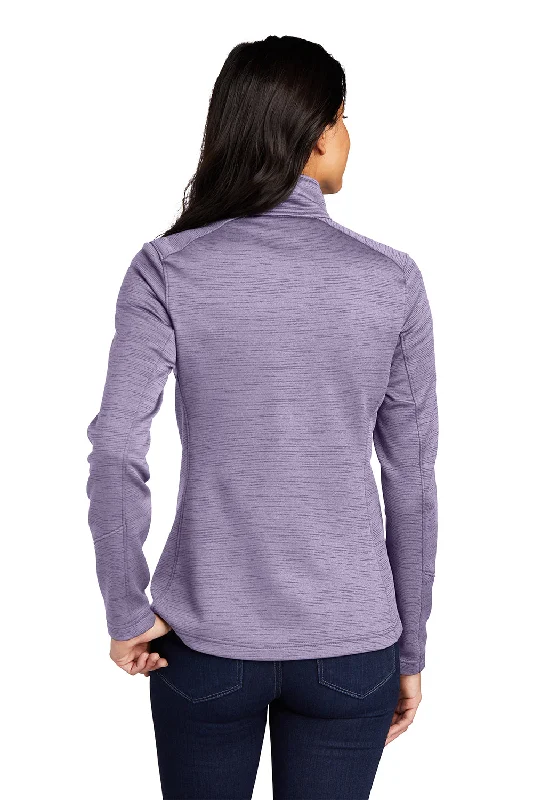 Port Authority Womens Full Zip Fleece Jacket - Purple