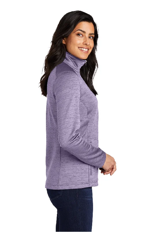 Port Authority Womens Full Zip Fleece Jacket - Purple