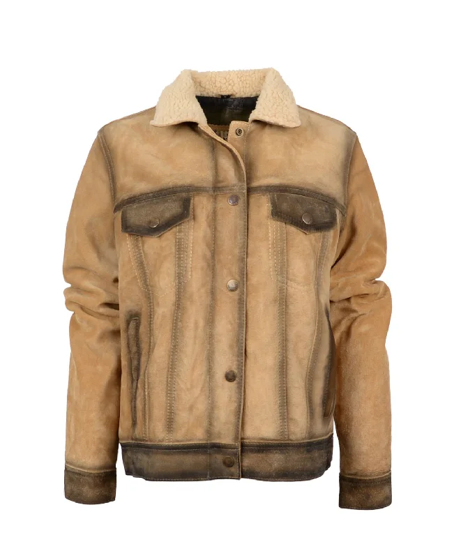 STS Ranchwear Womens Josey Wales Buckskin Suede Leather Jacket