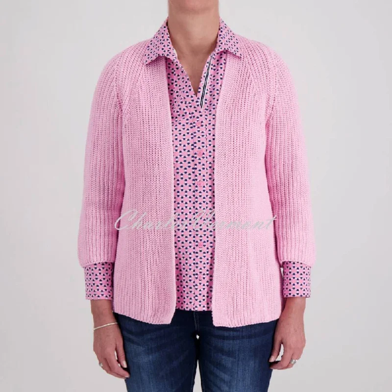 Just White Cardigan - Style J3747 (Rose)