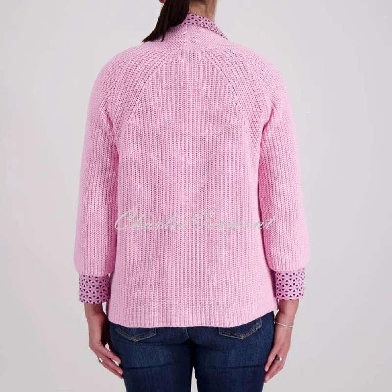 Just White Cardigan - Style J3747 (Rose)