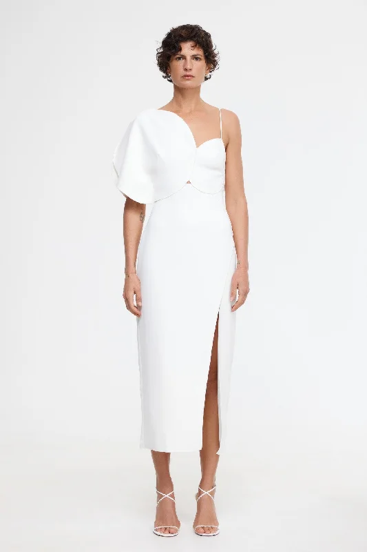 ALLISTER COLUMN MIDI DRESS