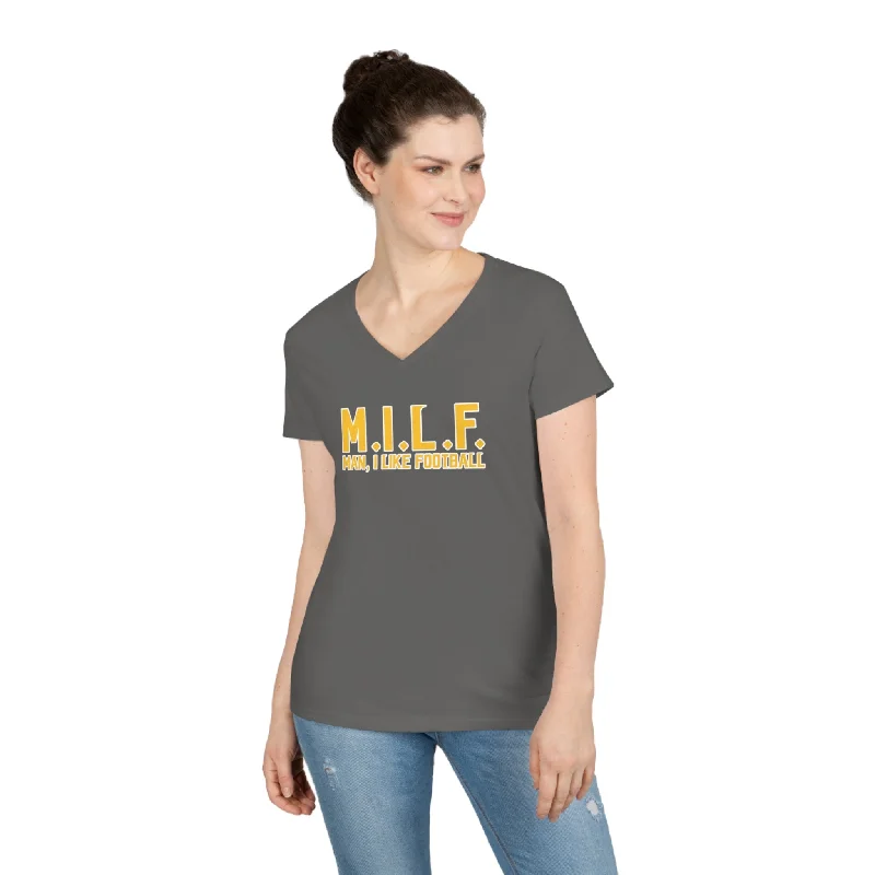 Ladies' V-Neck - M.I.L.F.