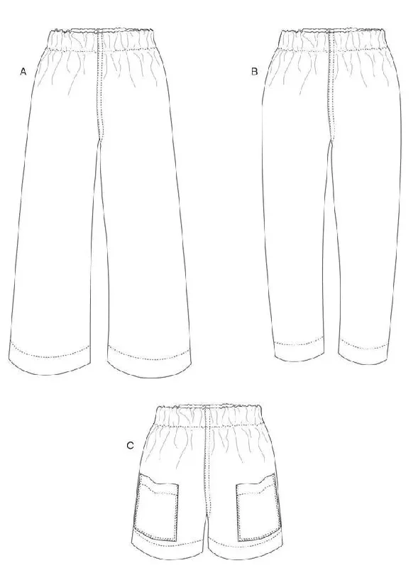 PDF Pattern - Pomona Pants + Shorts | Anna Allen Clothing