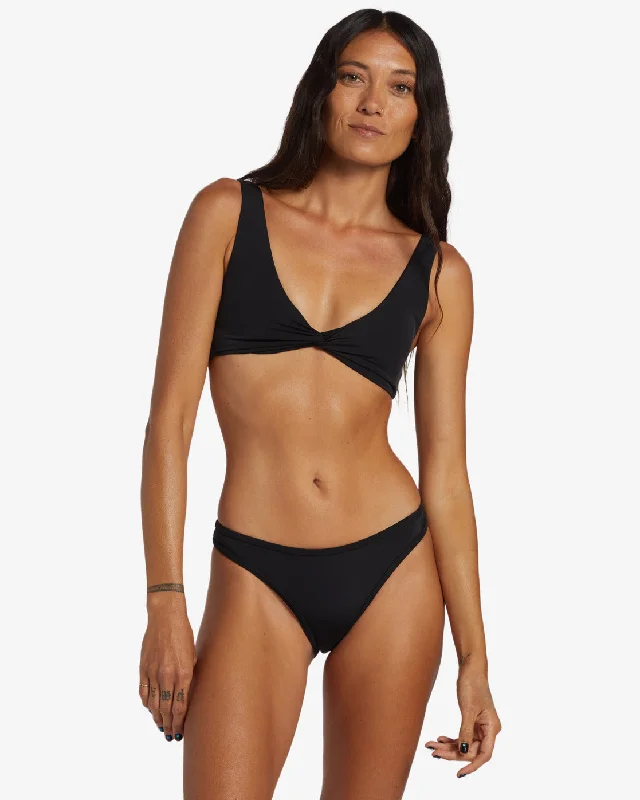 A/Div Twisted Tank Bikini Top - Black