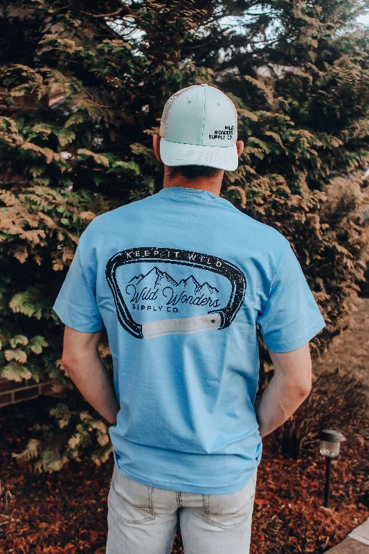 Carabiner Short Sleeve Tee in Carolina Blue