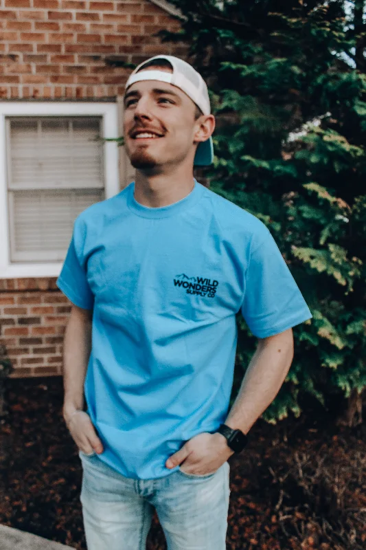 Carabiner Short Sleeve Tee in Carolina Blue