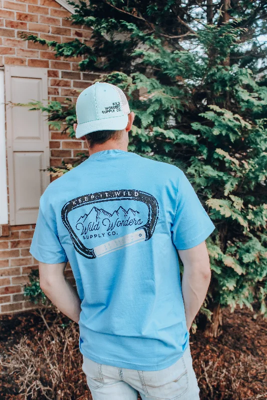 Carabiner Short Sleeve Tee in Carolina Blue