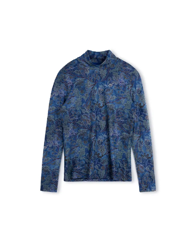 DuPont Printed Mesh Turtleneck