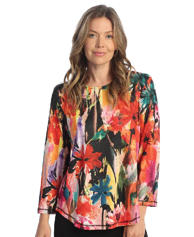 Jess & Jane PS3-1857 Multi Span Round Neck Tunic