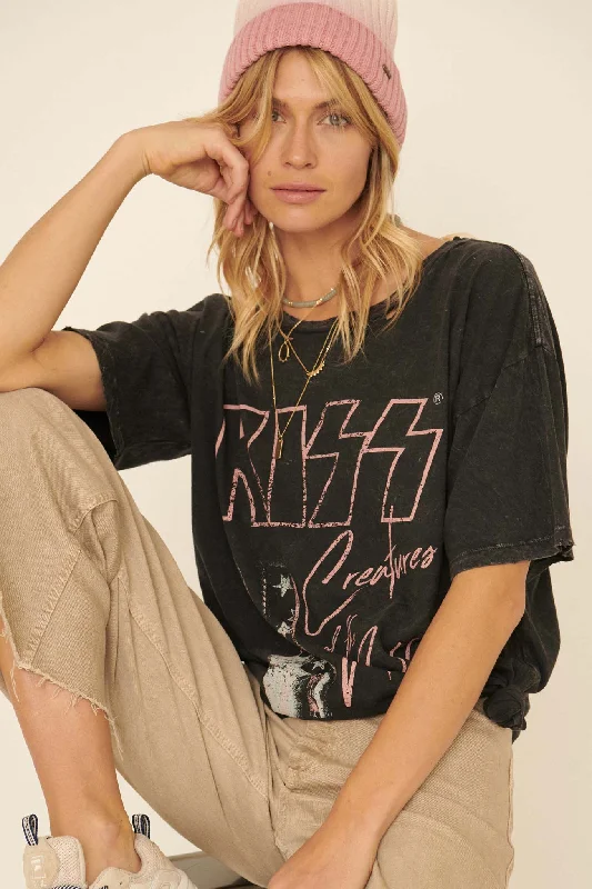 KISS Creatures of the Night Distressed Graphic Tee