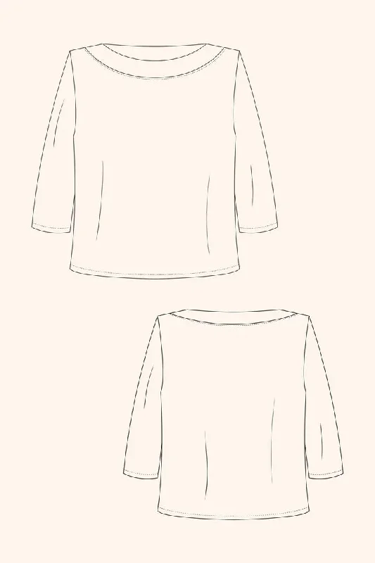 PDF Pattern - Boatneck Top | The Modern Sewing Co.