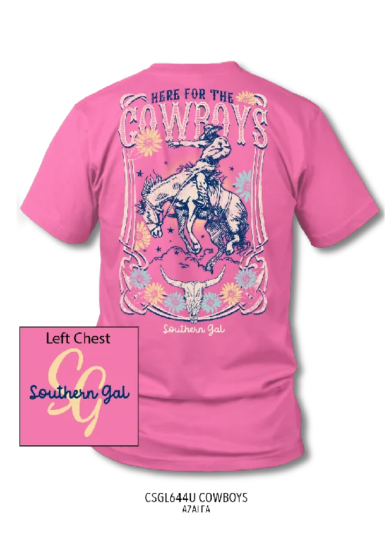 Southern Gal Cowboys Screen Tee