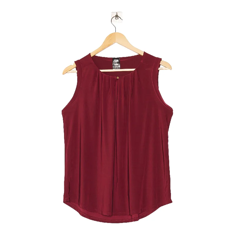 Women's Solid Sleeveless Top