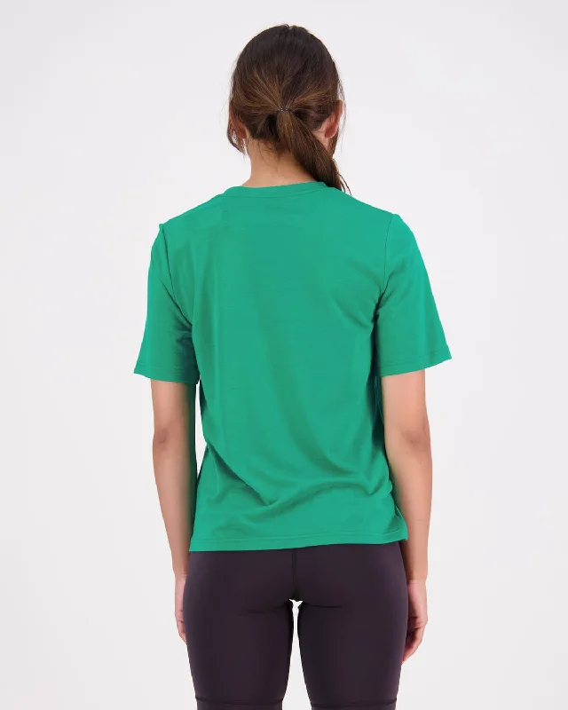 Icon Merino Air-Con Relaxed Tee - Pop Green