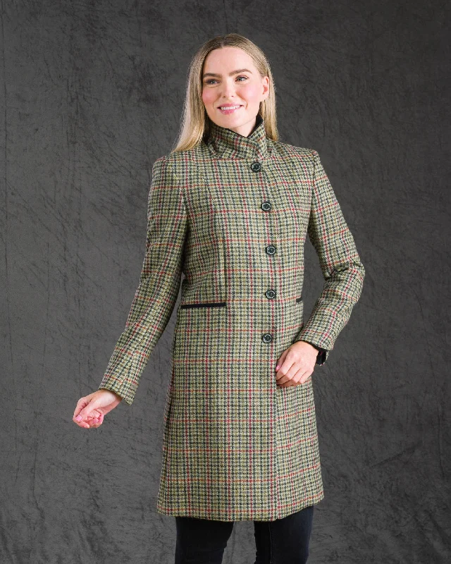 Isabella Tweed Coat - Hacking Check