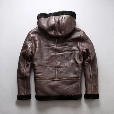 brown with hood / M