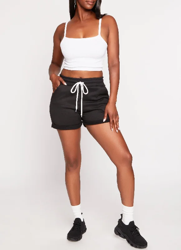 Fixed Cuff Fleece Sweatshorts