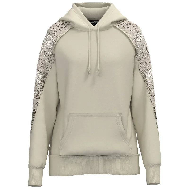 ""Chaparral"" Hoody Tan w/ Crochet Mesh