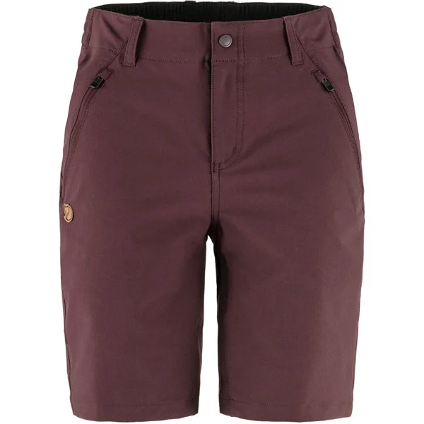 Fjällräven Women's Shorts - Abisko Trail Stretch - Port