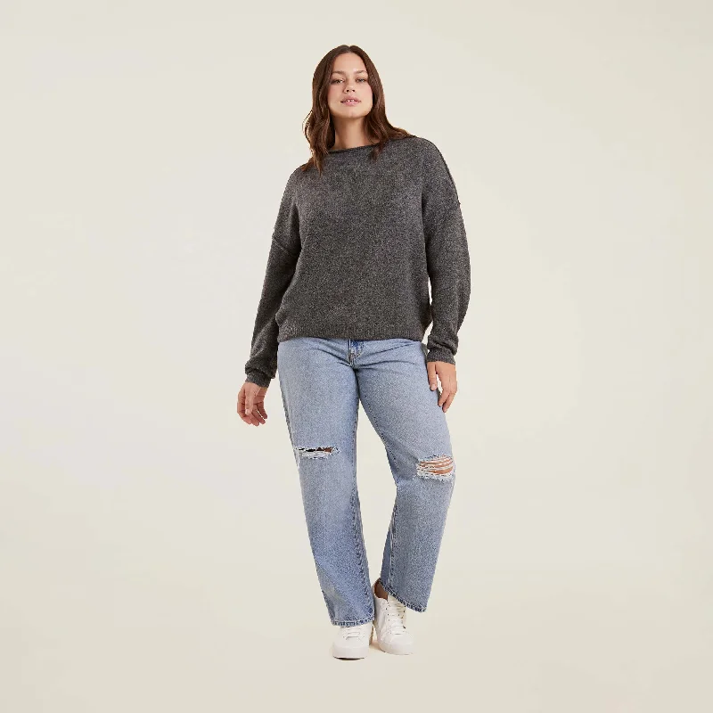 Cozy Knit Sweater | Charcoal