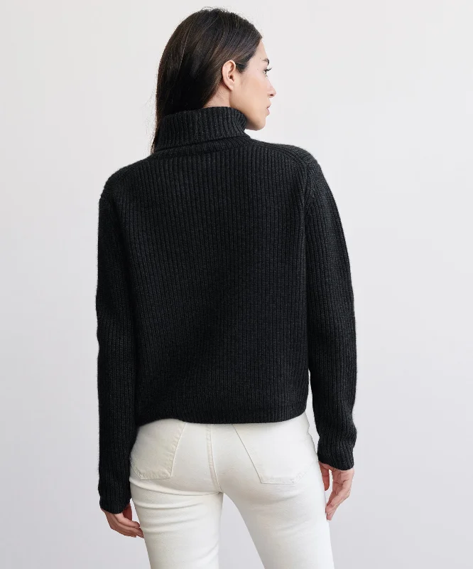 Cropped Turtleneck