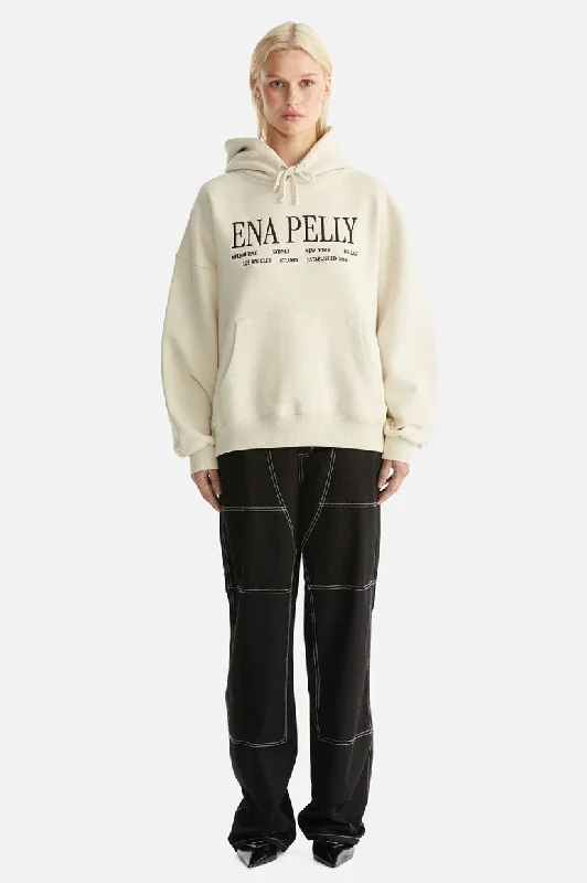 Ena Pelly Greta Oversized Hoodie - Bone