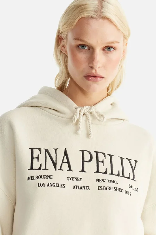 Ena Pelly Greta Oversized Hoodie - Bone