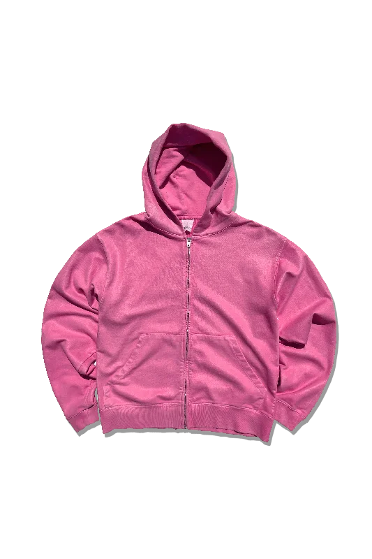 Exclusive Cross Country Zip Hoodie - Plastic Pink