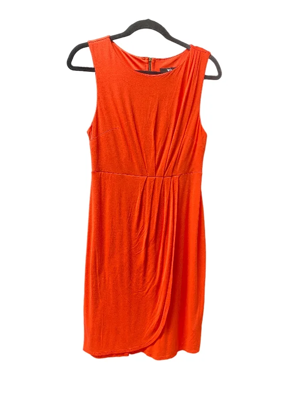 Orange Dress Casual Short Clothes Mentor, Size S