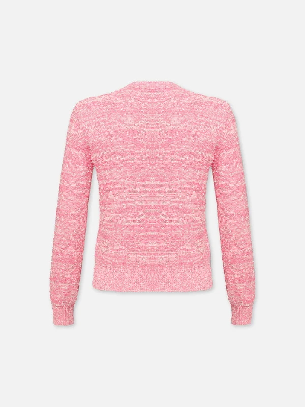 Patch Pocket Sweater -- Pink