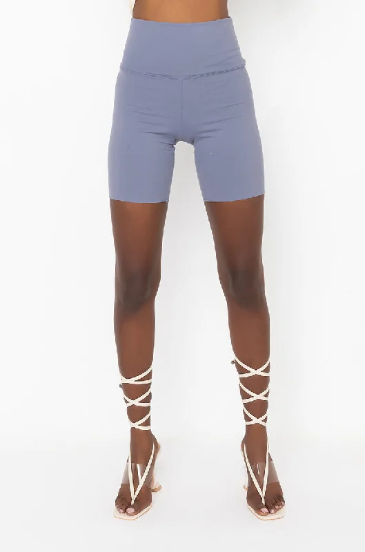 SNATCHED HIGH RISE BIKER SHORTS