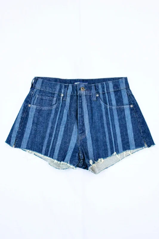 Levi Strauss & Co - Striped Denim Shorts