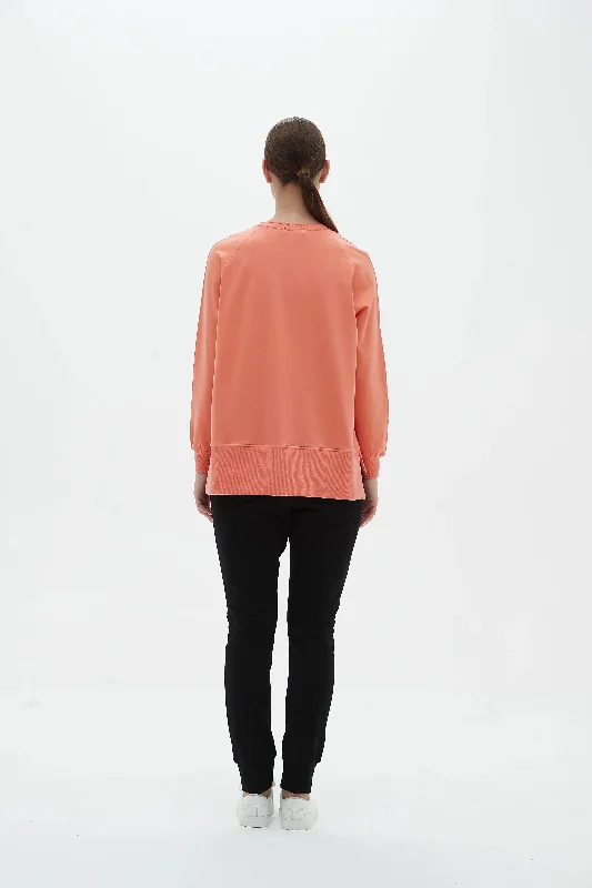 TIRELLI WEEKEND SWEAT PEACH PINK