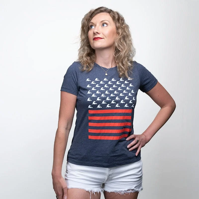 Women's Crew Tee Barks and Bars