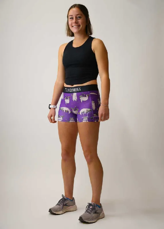 Women's Sloths 3"" Compression Shorts