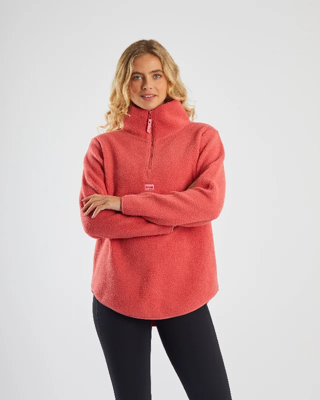 Spencer Half Zip Raspberry Kiss