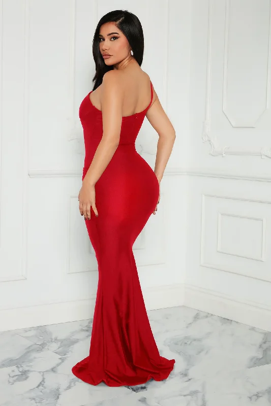 As You Know It Maxi Dress - Red